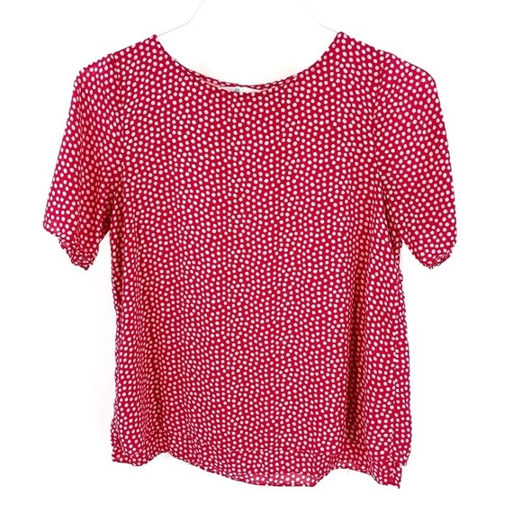 BODEN Nadia Short Sleeve Split Back Relaxed Fit Soft Basic Blouse Top - Picture 4 of 7